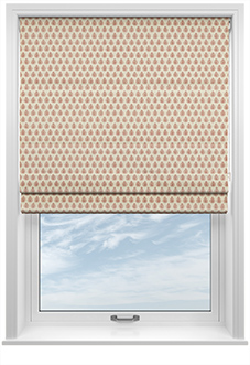 Emily Bond Jaipur, Rust - Twist&Fit Roman Blind